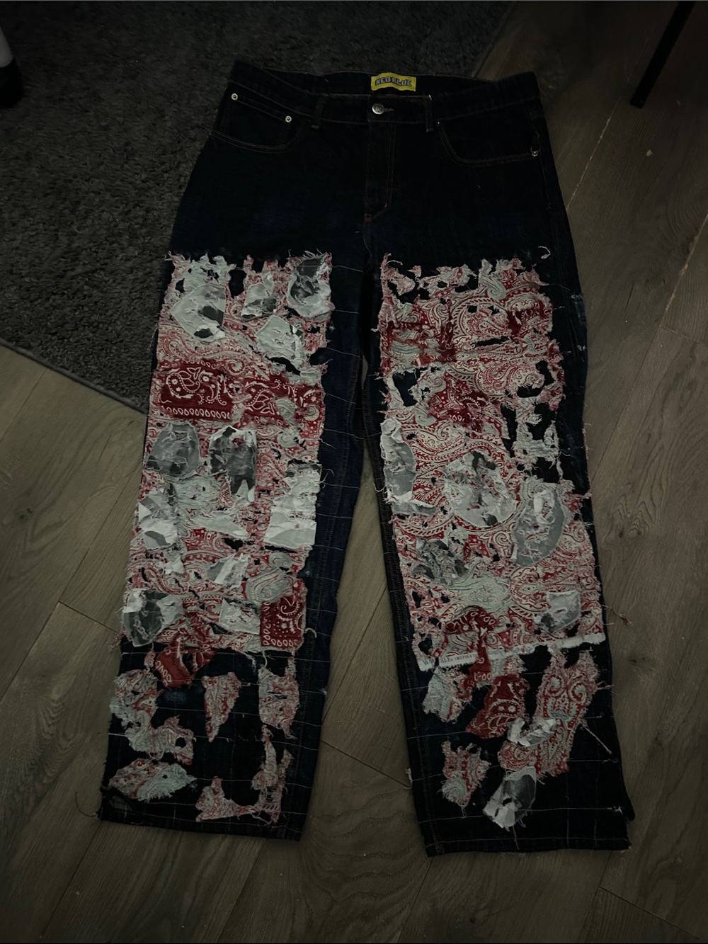 Custom Patch work Jeans done by me